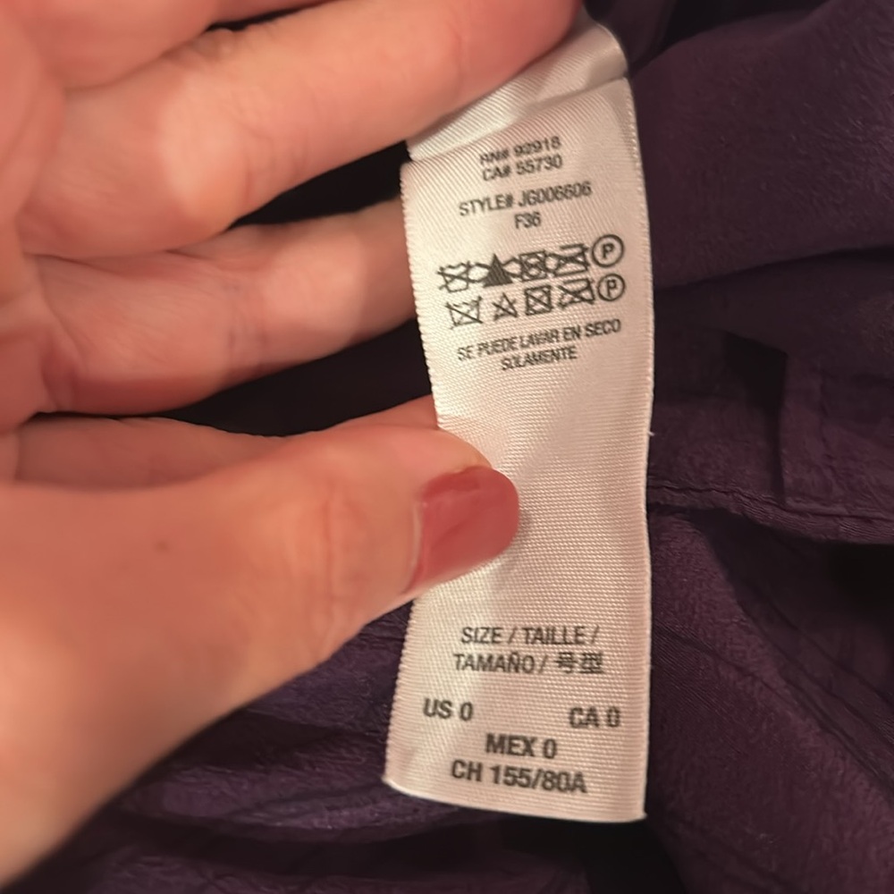 Juicy Couture 0 Feather plum dress - Picture 8 of 9